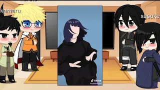 casal de Naruto reagindo às meninas contém shippe