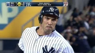 BAL@NYY Gm3: Ibanez hits game-tying homer in ninth