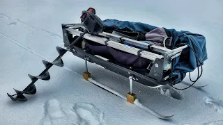 SMITTY SLED BUILD DIY!! - Light and Detachable for a Two Man Ice Fishing Shanty