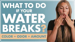 WHAT TO DO IF YOUR WATER BREAKS | Am I leaking Amniotic Fluid or is it My Water Breaking or Pee?