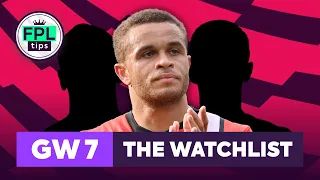 FPL GW7: THE WATCHLIST | Punt on Morris? | Double Gameweek 7 | Fantasy Premier League 2023/24 Tips