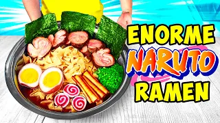 Hicimos un épico enorme ramen de Naruto, es épico por VANZAI COCINANDO