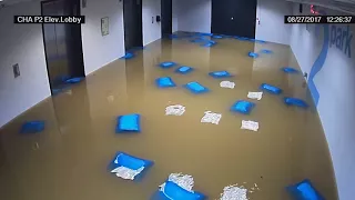 Hurricane Harvey flooding time-lapse