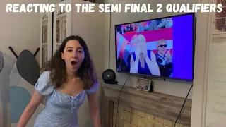 EUROVISION 2024 - REACTING TO THE SEMI FINAL 2 QUALIFIERS