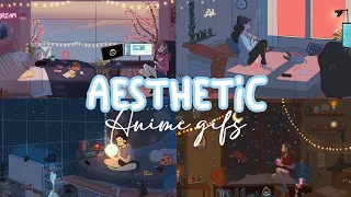 Cozy Place - aesthetic anime gifs | lilsoftie_ 2021 ✨