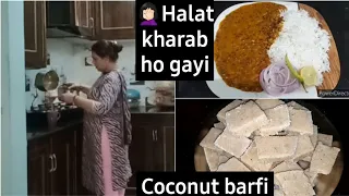 🤦🏻‍♀️Halat kharab ho gayi | coconut barfi | AS GoodLife 2024..