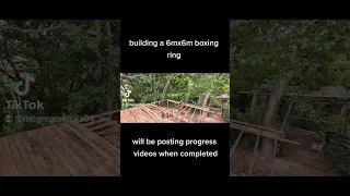 building a 6x6m boxing ring