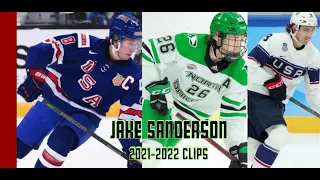 Jake Sanderson Clips | NCAA, World Juniors, and Olympic Games