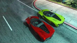 GTA 5 Roleplay #72 - Trải Nghiệm Siêu Xe Ferrari LaFerrari Aperta Chạy Taxi Ngày Cuối Năm