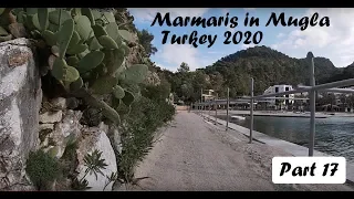 Walk in Turunc coast road of Marmaris in Mugla Turkey 2020 Part 17 #Marmaris #Mugla #Turkey