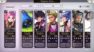 Another Eden Global: My FRIEND'S Current F2P Account: 1799 Total Gacha Pulls (49 5* Upgrades)