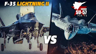 F-35 Lightning II Vs Su-57 Felon | Digital Combat Simulator | DCS |
