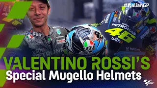 Valentino Rossi's Special Mugello Helmets!