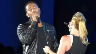 Kelly Clarkson and John Legend "Don't You Wanna Stay" Hollywood Bowl 2012