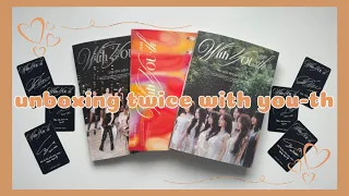 📦 [Unboxing] Twice 13th Mini Album "With YOU-th" * ੈ✩‧₊˚