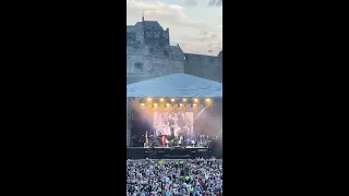 Rod Stewart's Edinburgh Castle show -Johnny Mac & Woody (Bay City Rollers) sing 'Sunshine on Leith'