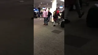 I’m Not Afraid: This Detroit Man Let The Whole Airport Know How He Feels #viral #explore #fyp