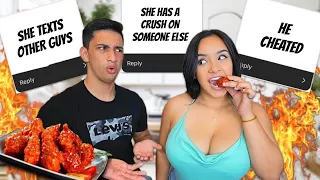 COUPLES TRUTH OR EAT!! *Juicy Questions Only*