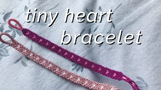 tiny heart bracelet tutorial ♡ (beginner)