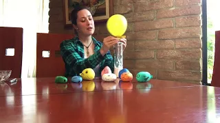 ¿Cómo hacer globos rellenos de harina con los niños? - Glissé Musique