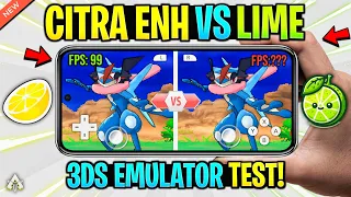 🔥 CITRA ENHANCED VS LIME 3DS COMPARISON | NEW BEST 3DS EMULATOR ANDROID 2024