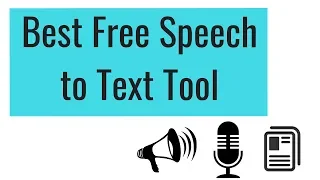 Best Free Speech to Text Tool