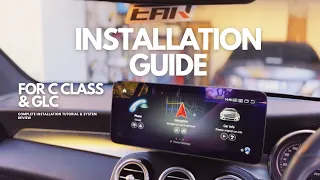 Mercedes-Benz Android 12.0 Display FULL Installation Guide For C/GLC Class (W205/X253) | 2015 - 2019