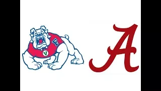 2017 Fresno State at #1 Alabama (Highlights)