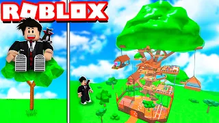 CASA NA ÁRVORE MEGA GIGANTE DO LOKIS | Roblox - Super Treehouse Tycoon