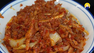 Sambal ikan bilis | Ah Pa loves this to go with steaming hot white rice