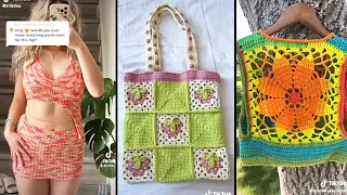 TIKTOK CROCHET AND KNITTING FASHION COMPILATION #131