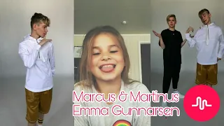 Marcus & Martinus and Emma Gunnarsen Musical.ly Compilation | pt. 2