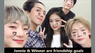 Jennie x Winner friendship moments