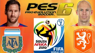 Pes 6 PC Mundial Sudafrica 2010 Argentina Vs Holanda + Link Del Juego