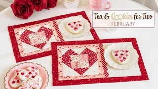 Tea & Cookies for Two - February | a Shabby Fabrics Tutorial