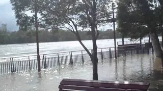 Fitzroy River in flood