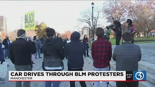 VIDEO: Man drives through crowd of BLM protesters