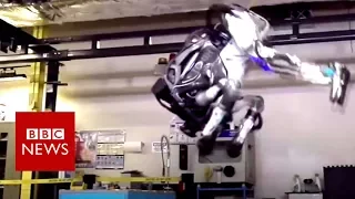 The humanoid robot that can do a backflip - BBC News