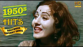 1950's Super Hit Suhaane Bollywood Songs - Top Vintage Video Songs