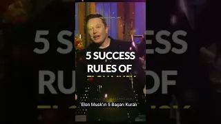 Elon Musk'ın Başarı Kuralları(#motivasyon #shorts #elonmusk #başarı #para #rich #yks #marvel