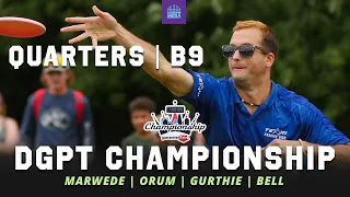 2021 Disc Golf Pro Tour Championship | QUARTERFINALS, B9 | Marwede, Orum, Gurthie, Bell | GATEKEEPER