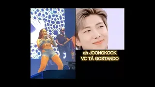 Bts reagindo a performance da Anitta dançando (sua cara)