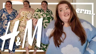 H&M SPRING SUMMER HAUL | plus size fashion try on | ERM... NOT SURE ABOUT THIS ONE...