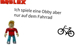 Ich mache eine Obby auf einem Fahrrad Part 2