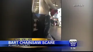 BART Passenger Pulls Out Chainsaws on Train