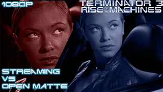 Terminator 3 - Streaming/Blu Ray VS. Open Matte Comparison