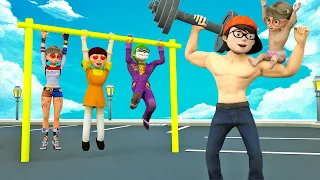 Wanted Thief Joker Is Defeated By Nick Gym's Intelligence - Scary Teacher 3D Nick Gym Challenge