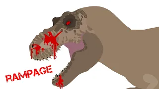 T-rex goes on a rampage|stick nodes