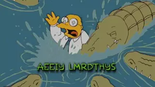 Simpsons end credits 16×1