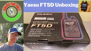Yaesu FT5D Unboxing